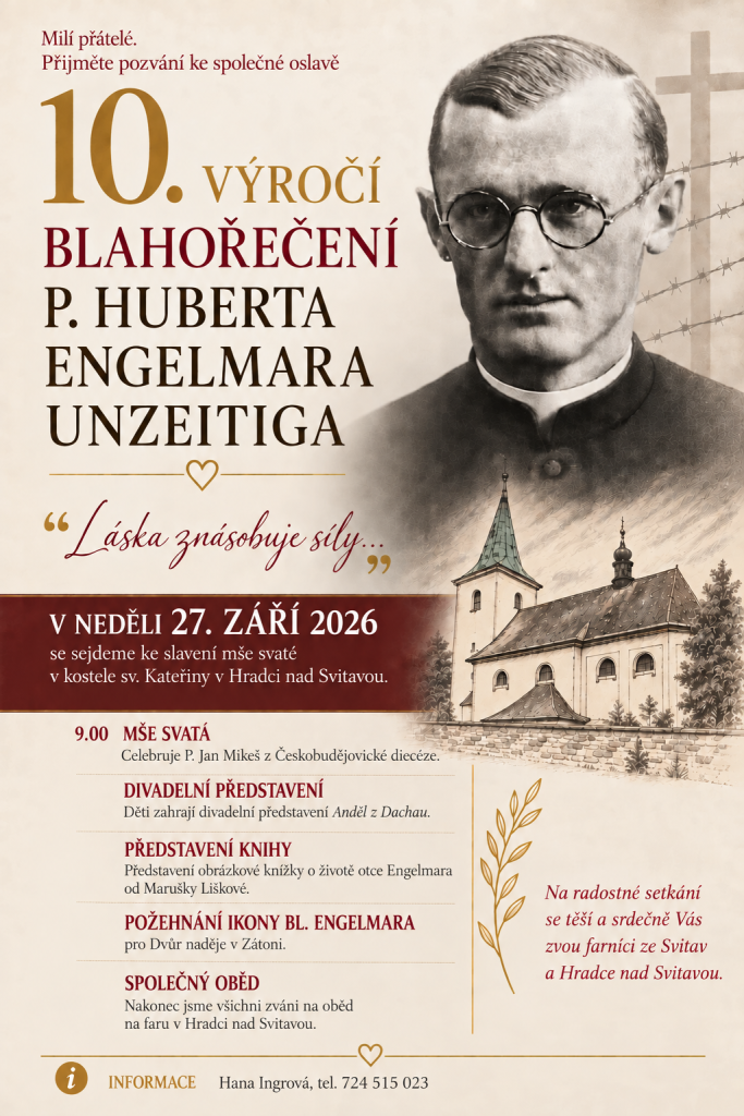 oslava blahořečení v kostele